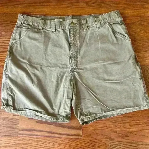Carhartt Cargo Rugged Flex Relaxed Fit Canvas Work Short Size 44 Carpenter - Picture 7 of 7